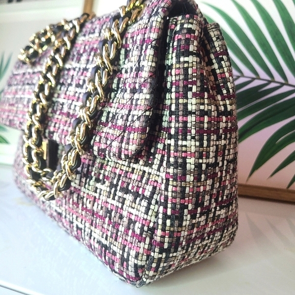 Karl Lagerfeld Tweed Agyness Bag - Picture 4 of 11